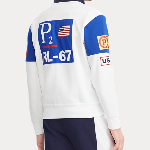 POLO RALPH LAUREN CP 93 Regatta Double-Knit Track Jacket Limited Edition L 14-16 - Picture 4 of 8